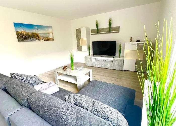 Ferienhaus Am Deich Mit Kueche, Balkon Und Smart-Tv