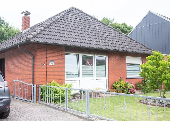 Ferienhaus mit Küche, Garten und Smart-TV